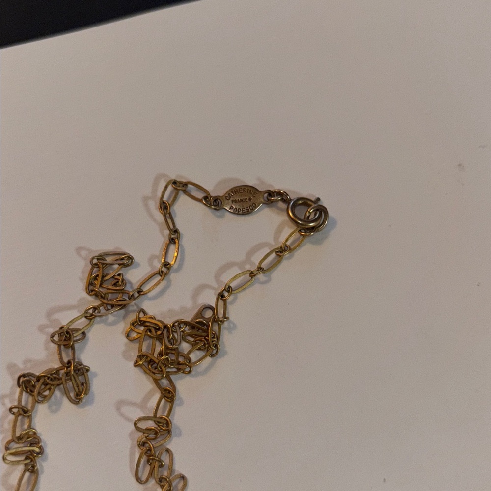 Catherine Popesco for La Vie Pariesenne Gold Floral Locket Necklace - Picture 7 of 10